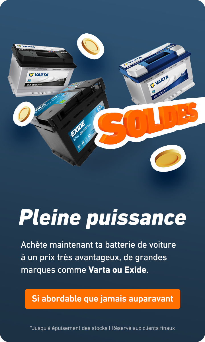 Varta & Exide batterie de voiture