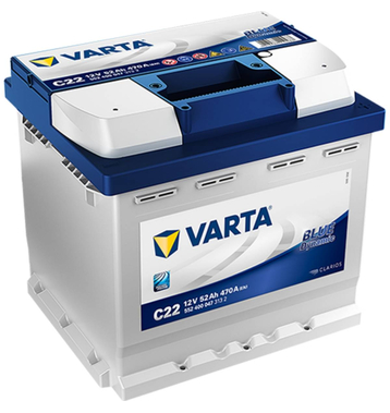 VARTA C22 Blue Dynamic 552 400 047 Batterie voiture 52Ah