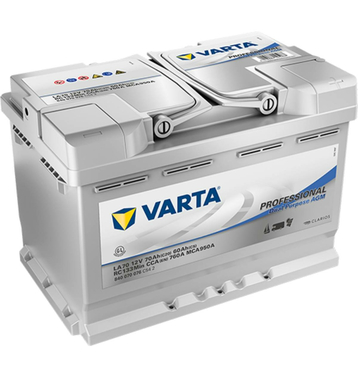 VARTA LA70 Professional AGM 840 070 076 Batteries Décharge Lente 70Ah
