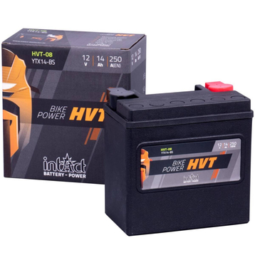 Intact Bike-Power HVT Batteries moto HVT-08 14Ah (DIN 51214) YTX14-BS