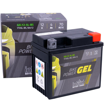 Intact Bike-Power GEL YTX5L-BS Batteries moto 4Ah (DIN 50412) GEL12-5L-BS