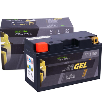 Intact Bike-Power GEL Batteries moto GEL12-7B-4 6Ah (DIN 50719) YT7B-BS, YT7B-4