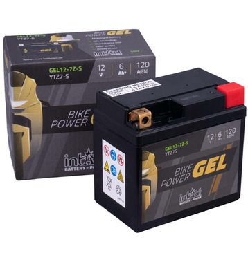 Intact Bike-Power GEL Batteries moto GEL12-7Z-S 6Ah (DIN 50616) YTZ7-S, YTZ7S, TTZ7S-BS
