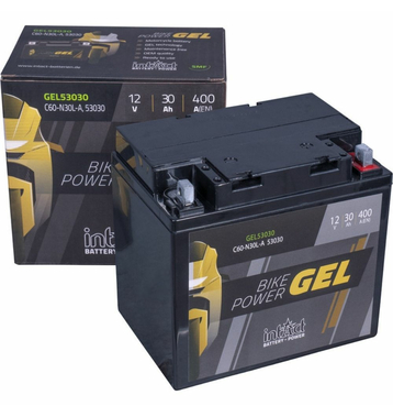 Intact Bike-Power GEL Batteries moto GEL53030 30Ah (DIN 53030) Y60-N30L-B
