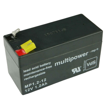 multipower MP1,2-12 12V 1,2Ah Batterie de plomb