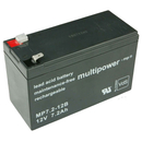 multipower MP7,2-12B 12V 7,2Ah Batterie au plomb