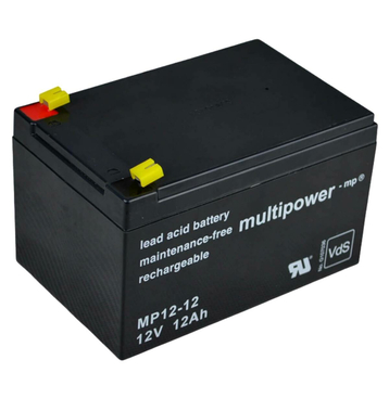 multipower MP12-12 12V 12Ah Batterie au plomb