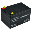 multipower MP12-12 12V 12Ah Batterie au plomb