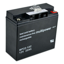 multipower MP22-12C 12V 22Ah Batterie au plomb