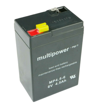 multipower MP4,5-6 6V 4,5Ah Batterie de plomb