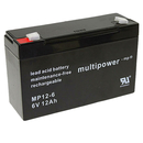 multipower MP12-6 6V 12Ah Batterie au plomb