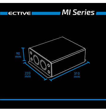 ECTIVE MI154 1500W/24V Onduleur à onde sinusoïdale modifiée