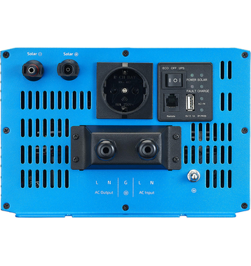 ECTIVE SSI 10 Onduleur sinusoïdal 1000W/24V avec régulateur de charge MPPT, chargeur, fonction priorité secteur et ASI