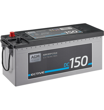 ECTIVE DC 150 AGM Deep Cycle 150Ah Batteries Décharge Lente
