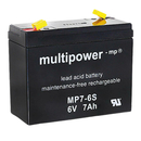 multipower MP7-6S 6V 7Ah Batterie de plomb