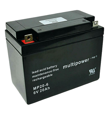 multipower MP20-6 6V 20Ah Batterie au plomb