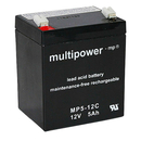 multipower MP5-12C 12V 5Ah Batterie au plomb