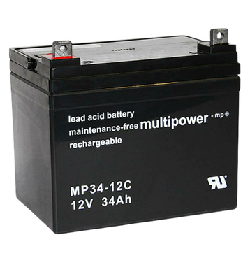 multipower MP34-12C 12V 34Ah Batterie au plomb
