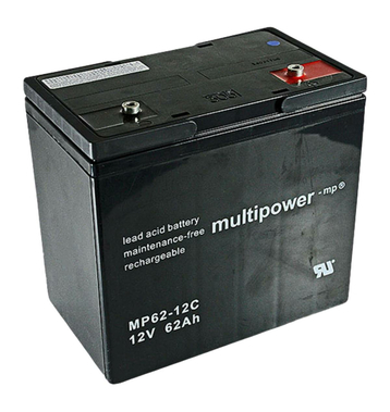 multipower MP62-12C 12V 62Ah Batterie au plomb