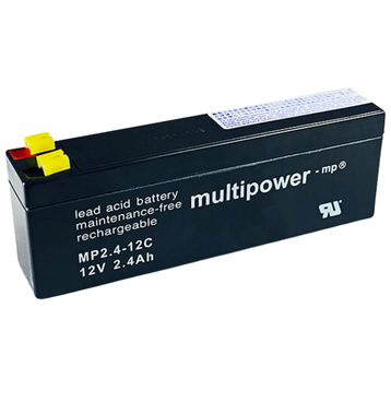 multipower MP2,4-12C 12V 2,4Ah Batterie de plomb