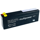 multipower MP2,4-12C 12V 2,4Ah Batterie au plomb