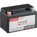Accurat Sport AGM YTX7A-BS Batteries moto 6Ah 12V (DIN...