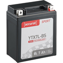 Accurat Sport AGM YTX7L-BS Batteries moto 6Ah 12V (DIN 50614)