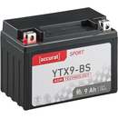 Accurat Sport AGM YTX9-BS Batteries moto 9Ah 12V (DIN 50812) CTX9-BS...