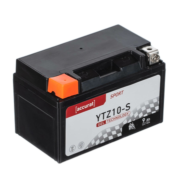 Accurat Sport GEL YTZ10-S Batteries moto 9Ah 12V (DIN 50922) YG10ZS YT10B-4