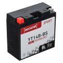 Accurat Sport GEL YT14B-BS Batteries moto 12Ah 12V (DIN 51201) YT14B-4...