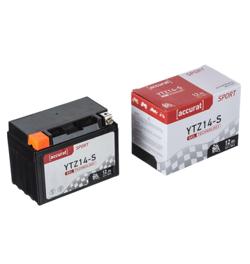 Accurat Sport GEL YTZ14-S Batteries moto 12Ah 12V (DIN 51101) YTZ14S YTZ14S-BS YG14ZS