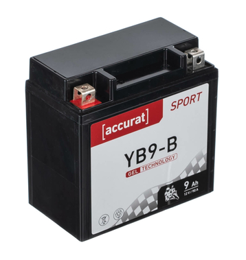 Accurat Sport GEL YB9-B Batteries moto 9Ah 12V (DIN...
