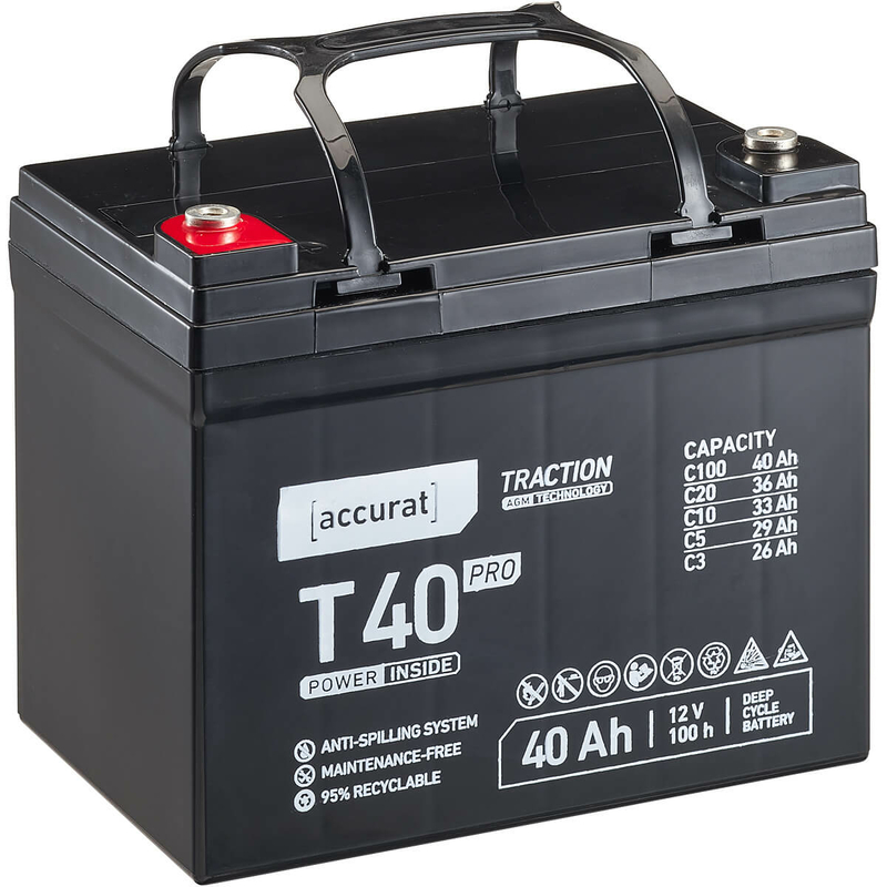 Batterie décharge lente AGM Power Battery 12v 170ah