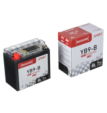 Accurat Sport GEL LCD YB9-B Batteries moto 9Ah 12V (DIN 50914) YG9-B 12N9-4B1 Gel12-9-4B-1
