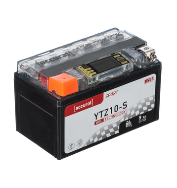 Accurat Sport GEL LCD YTZ10-S Batteries moto 9Ah 12V (DIN 50922) YG10ZS YT10B-4