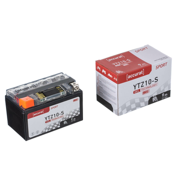 Accurat Sport GEL LCD YTZ10-S Batteries moto 9Ah 12V (DIN 50922) YG10ZS YT10B-4