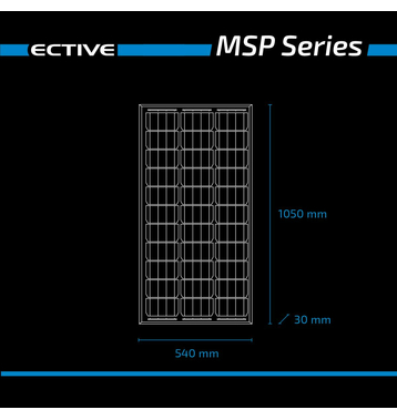 ECTIVE MSP 110L Black Monocristallin Module solaire 110 W