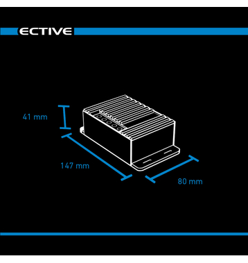 ECTIVE DSC 12 MPPT Dual Contrleur de charge solaire pour deux 12V Batteries 165Wp 50V 12A
