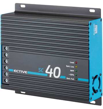 ECTIVE SC 40 MPPT Contrôleur de charge solaire pour 12/24V Batteries Décharge Lenten 480Wp/960Wp 50V 40A