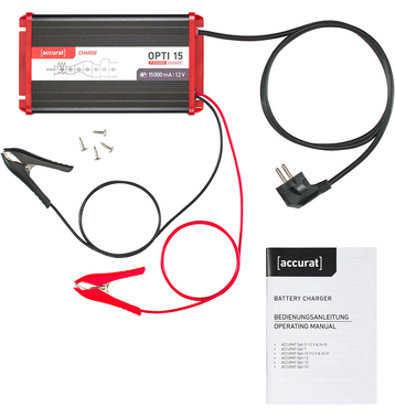 Accurat Opti 15 15A/12V 7-tapes Chargeurs batteries
