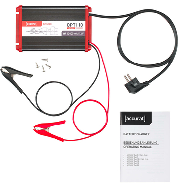 Accurat Opti 10 10A/12V 7-Étapes Chargeurs batteries