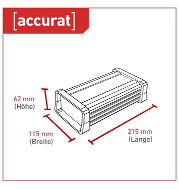 Accurat Opti 5 5A/24V 7-tapes Chargeurs batteries