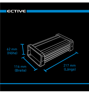 ECTIVE Multiload 15 LFP 15A/12V 8-Étapes Lithium-Chargeurs batteries