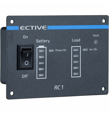 ECTIVE RC1 Télécommande avec indicateur du niveau de charge pour onduleurs