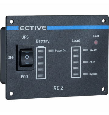 ECTIVE RC2 Télécommande avec indicateur du niveau de charge pour onduleurs