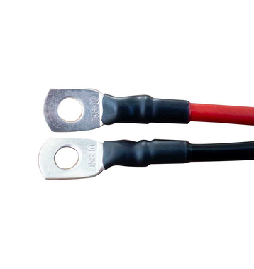 ECTIVE H07V-K Câbles de batterie 10mm² rouge/noir M6/M8 1,5 Meter