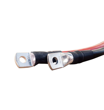 ECTIVE H07V-K Câbles de batterie 50mm² rouge/noir M8/M8 2 Meter
