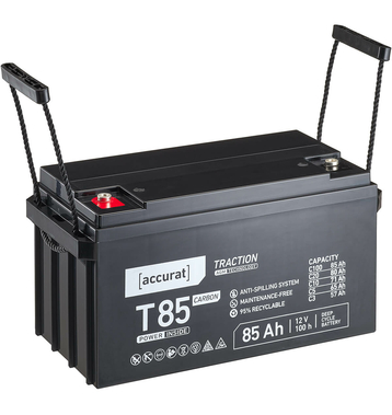 Accurat Traction T85 Carbon AGM Batterie de plomb 85Ah
