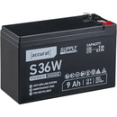 Accurat Supply S36W AGM Batterie de plomb 9 Ah