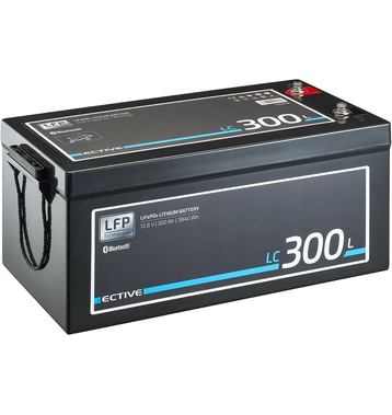 ECTIVE LC 300L BT 12V LiFePO4 Lithium Batteries Décharge Lente 300 Ah